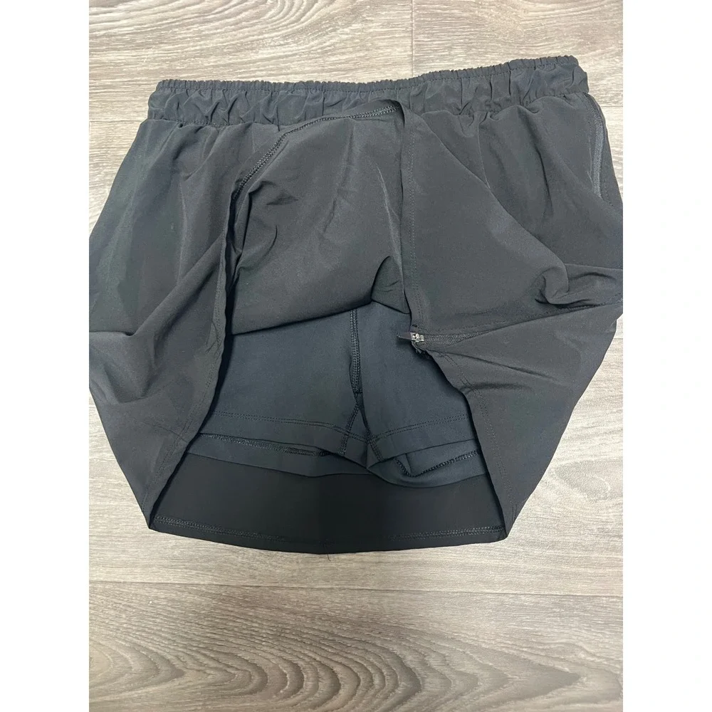 Sincerely Jules Skort‎ Athletic Running Lightweight Shorts Black Size L